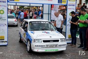 San Juan, escenario de la protocolaria ceremonia de salida del Rallye de Telde (Foto Francisco Javier Santana)
